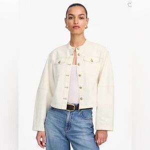 Madewell Cocoon-Sleeve Denim Lady Jacket XS